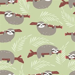 Sloths Pattern Design Play Mat (square) by Hannah976