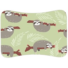 Sloths Pattern Design Velour Seat Head Rest Cushion by Hannah976