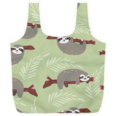 Sloths Pattern Design Full Print Recycle Bag (xxxl) by Hannah976