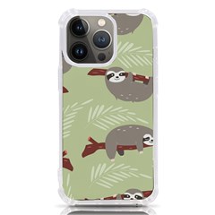 Sloths Pattern Design Iphone 13 Pro Tpu Uv Print Case by Hannah976