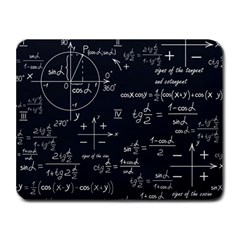 Mathematical Seamless Pattern With Geometric Shapes Formulas Small Mousepad by Hannah976