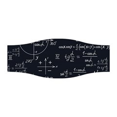 Mathematical Seamless Pattern With Geometric Shapes Formulas Stretchable Headband by Hannah976