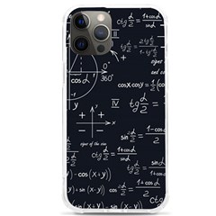 Mathematical Seamless Pattern With Geometric Shapes Formulas Iphone 12 Pro Max Tpu Uv Print Case by Hannah976