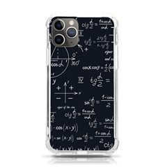 Mathematical Seamless Pattern With Geometric Shapes Formulas Iphone 11 Pro 5 8 Inch Tpu Uv Print Case by Hannah976