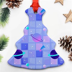 Seamless Pattern Pastel Galaxy Future Ornament (christmas Tree)  by Hannah976