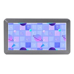 Seamless Pattern Pastel Galaxy Future Memory Card Reader (mini) by Hannah976