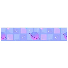 Seamless Pattern Pastel Galaxy Future Small Premium Plush Fleece Scarf by Hannah976