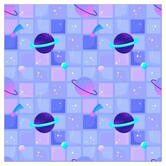 Seamless Pattern Pastel Galaxy Future Lightweight Scarf  by Hannah976