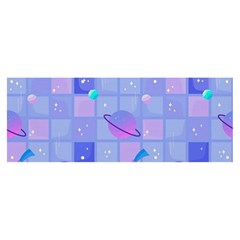 Seamless Pattern Pastel Galaxy Future Banner And Sign 8  X 3  by Hannah976