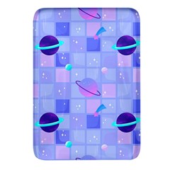 Seamless Pattern Pastel Galaxy Future Rectangular Glass Fridge Magnet (4 Pack) by Hannah976