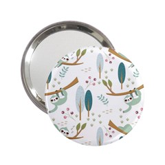 Pattern Sloth Woodland 2 25  Handbag Mirrors by Hannah976