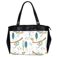 Pattern Sloth Woodland Oversize Office Handbag (2 Sides) by Hannah976