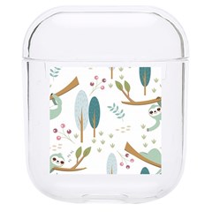 Pattern Sloth Woodland Hard Pc Airpods 1/2 Case by Hannah976