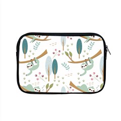 Pattern Sloth Woodland Apple Macbook Pro 15  Zipper Case by Hannah976