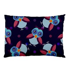 Owl Pattern Background Pillow Case (two Sides) by Hannah976