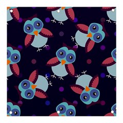 Owl Pattern Background Banner And Sign 3  X 3  by Hannah976