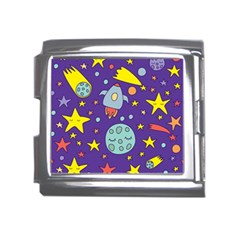 Card With Lovely Planets Mega Link Italian Charm (18mm) by Hannah976