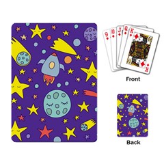 Card With Lovely Planets Playing Cards Single Design (rectangle) by Hannah976