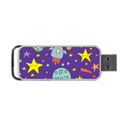 Card With Lovely Planets Portable Usb Flash (one Side) by Hannah976