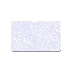 Tropical Monstera Magnet (name Card) by ConteMonfrey