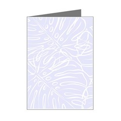 Tropical Monstera Mini Greeting Card by ConteMonfrey