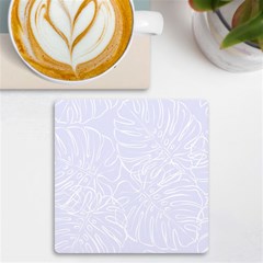 Tropical Monstera Uv Print Square Tile Coaster  by ConteMonfrey