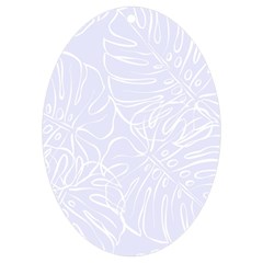 Tropical Monstera Uv Print Acrylic Ornament Oval by ConteMonfrey