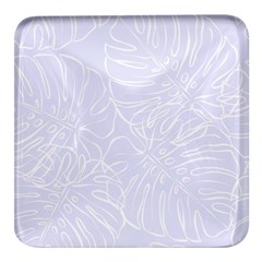 Tropical Monstera Square Glass Fridge Magnet (4 Pack) by ConteMonfrey