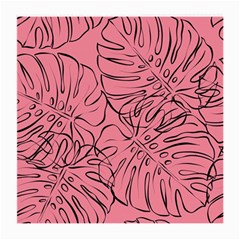 Pink Monstera Medium Glasses Cloth by ConteMonfrey