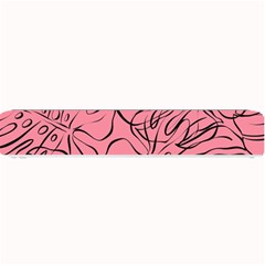 Pink Monstera Small Bar Mat by ConteMonfrey