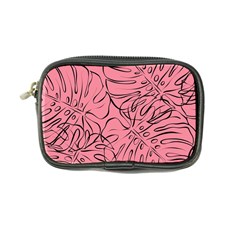 Pink Monstera Coin Purse