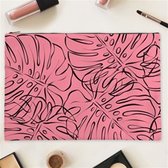 Pink Monstera Cosmetic Bag (xxl) by ConteMonfrey