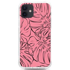 Pink Monstera Iphone 12/12 Pro Tpu Uv Print Case by ConteMonfrey