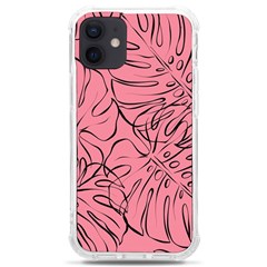 Pink Monstera Iphone 12 Mini Tpu Uv Print Case	 by ConteMonfrey