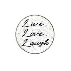 Live Love Laugh Monstera  Hat Clip Ball Marker (10 Pack)