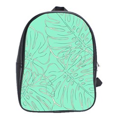 Ocean Monstera School Bag (xl) by ConteMonfrey