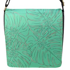 Ocean Monstera Flap Closure Messenger Bag (s) by ConteMonfrey