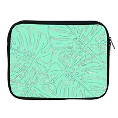 Ocean Monstera Apple Ipad 2/3/4 Zipper Cases by ConteMonfrey