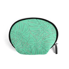 Ocean Monstera Accessory Pouch (small) by ConteMonfrey