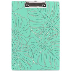 Ocean Monstera A4 Acrylic Clipboard by ConteMonfrey