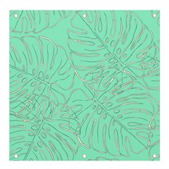 Ocean Monstera Banner And Sign 4  X 4  by ConteMonfrey