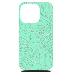 Ocean Monstera Iphone 14 Pro Black Uv Print Case by ConteMonfrey