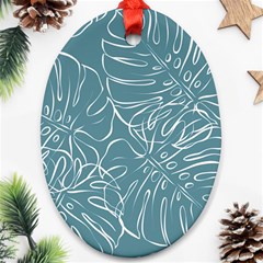 Monsteras Ornament (oval)