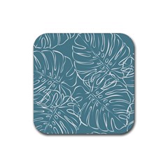 Monsteras Rubber Coaster (square) by ConteMonfrey