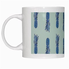 Blue King Pineapple  White Mug