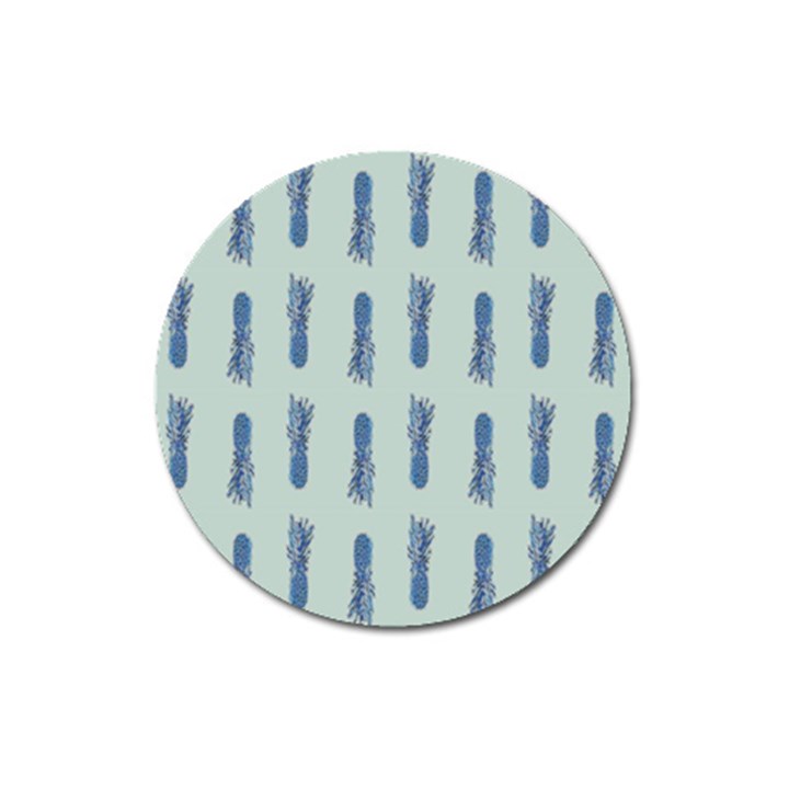 Blue King Pineapple  Magnet 3  (Round)