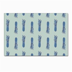 Blue King Pineapple  Postcards 5  X 7  (pkg Of 10) by ConteMonfrey