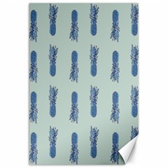 Blue King Pineapple  Canvas 20  X 30  by ConteMonfrey