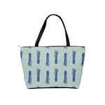 Blue King Pineapple  Classic Shoulder Handbag Back