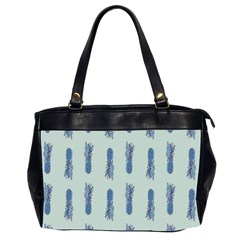 Blue King Pineapple  Oversize Office Handbag (2 Sides) by ConteMonfrey